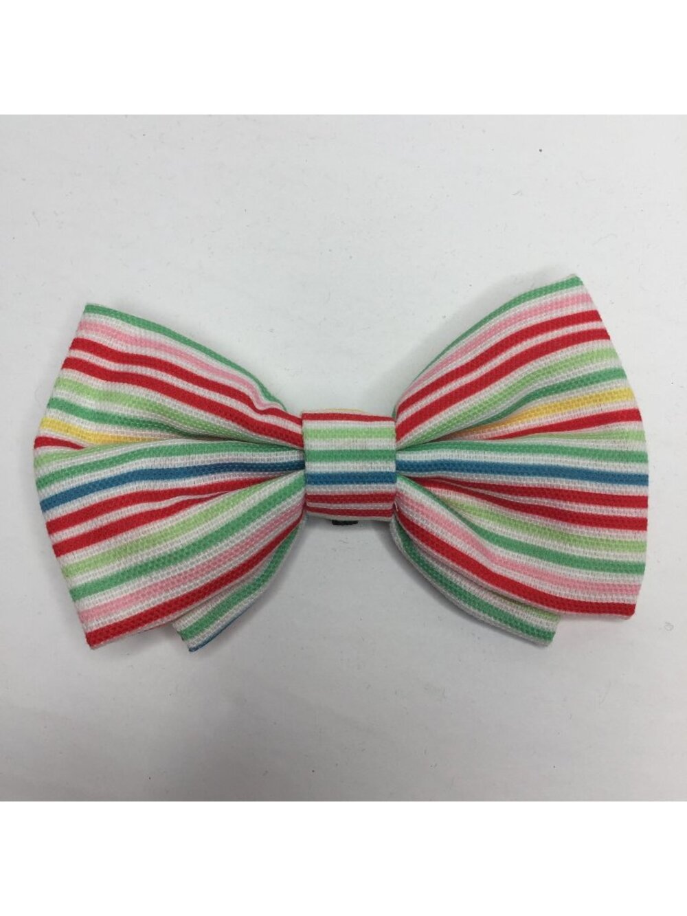 Striped Multicolor Sriped Bow Tie With Elastic Band For Kids Or Pets